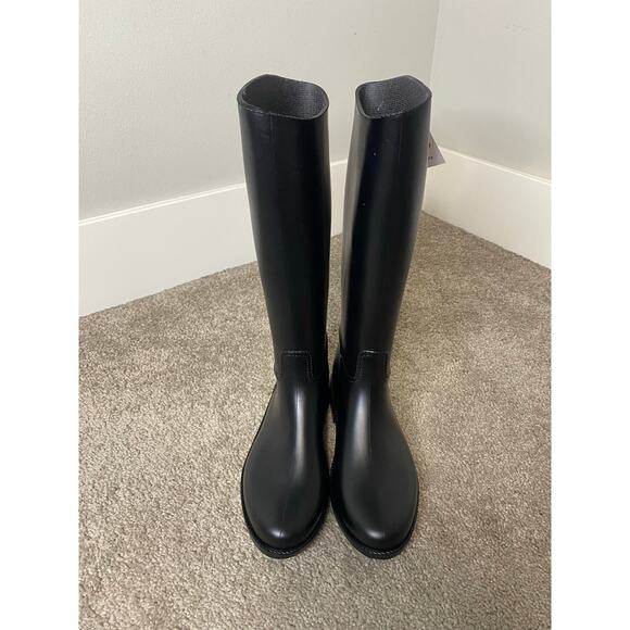 New Horze Chester Kids Riding Tall Rubber Boots Size 33 UK (US Size 2) - Picture 2 of 7
